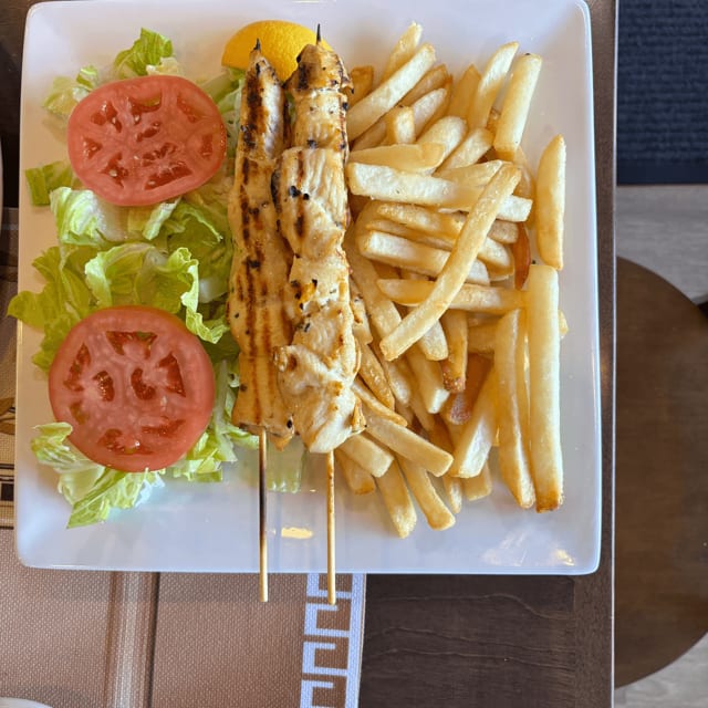 Chicken Souvlaki.