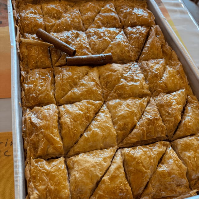 Baklava with Sweet Syrup.